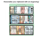 Trifold WhiteCoat Clipboard® - Mint Critical Care Edition